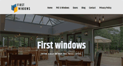 Desktop Screenshot of firstwindows.co.uk